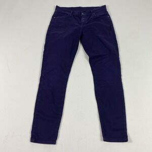 Citizens of Humanity Jeans Womens 29 Purple Thompson Medium Rise Cropped Skinny